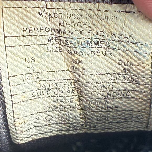 Merrell Mykos Dark Blue Tan Trail Outdoor Hiking Lightweight Shoes Men’s Size 11 - Picture 9 of 10